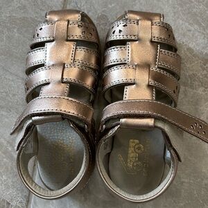See Kai Run rose gold sandals